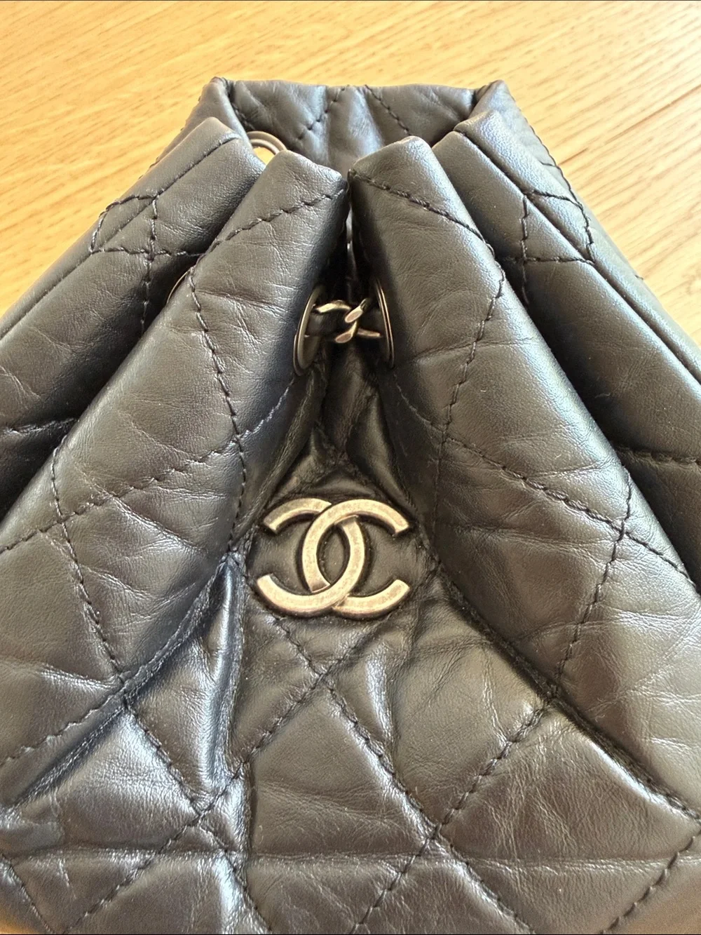 100% AUTHENTIC CHANEL GABRIELLE BACKPACK- BLACK